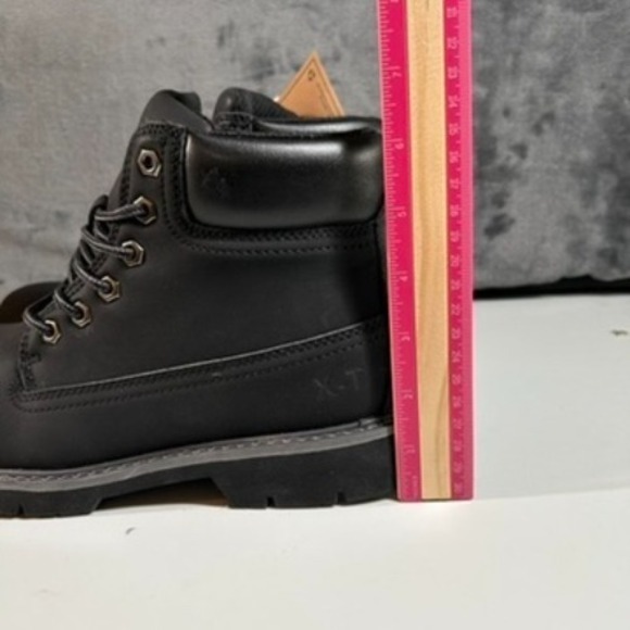 Hi-Tec Reznor Soft Toe Boots Black Ankle Workwear 6in Casual Mens Size 9 New - Picture 6 of 13